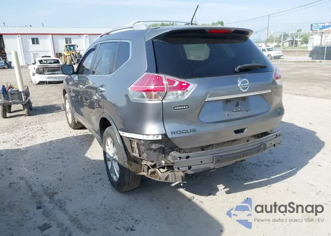 2016 Nissan Rogue Sv z USA, uszkodzony, nr VIN KNMAT2MT1GP616030